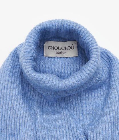 CHOU CHOU Гольф класичний з ангори для собак блакитний