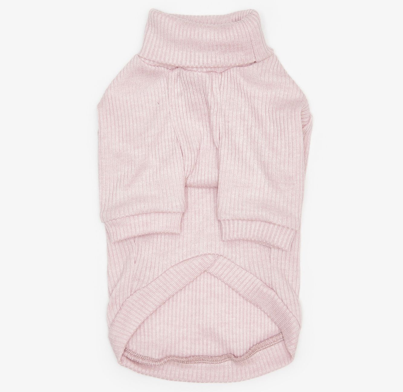 CHOU CHOU Гольф класичний з ангори для собак пудровий