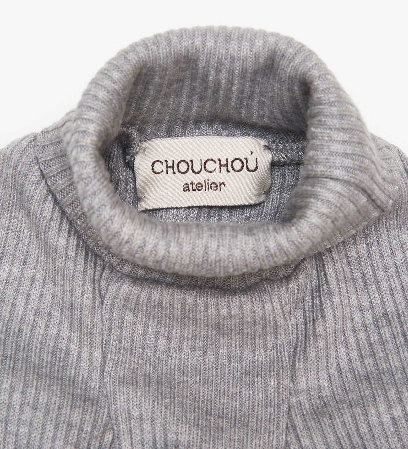 CHOU CHOU Гольф класичний з ангори для собак сірий