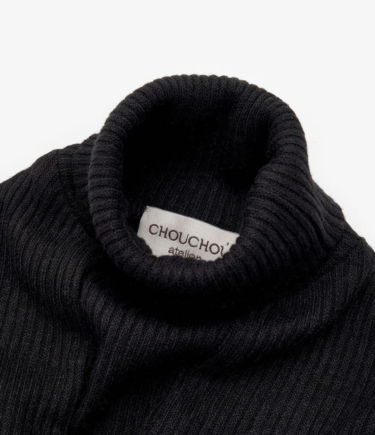 CHOU CHOU Гольф класичний з ангори для собак чорний