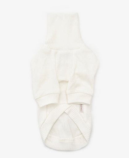 CHOU CHOU Гольф класичний з ангори для собак молочний