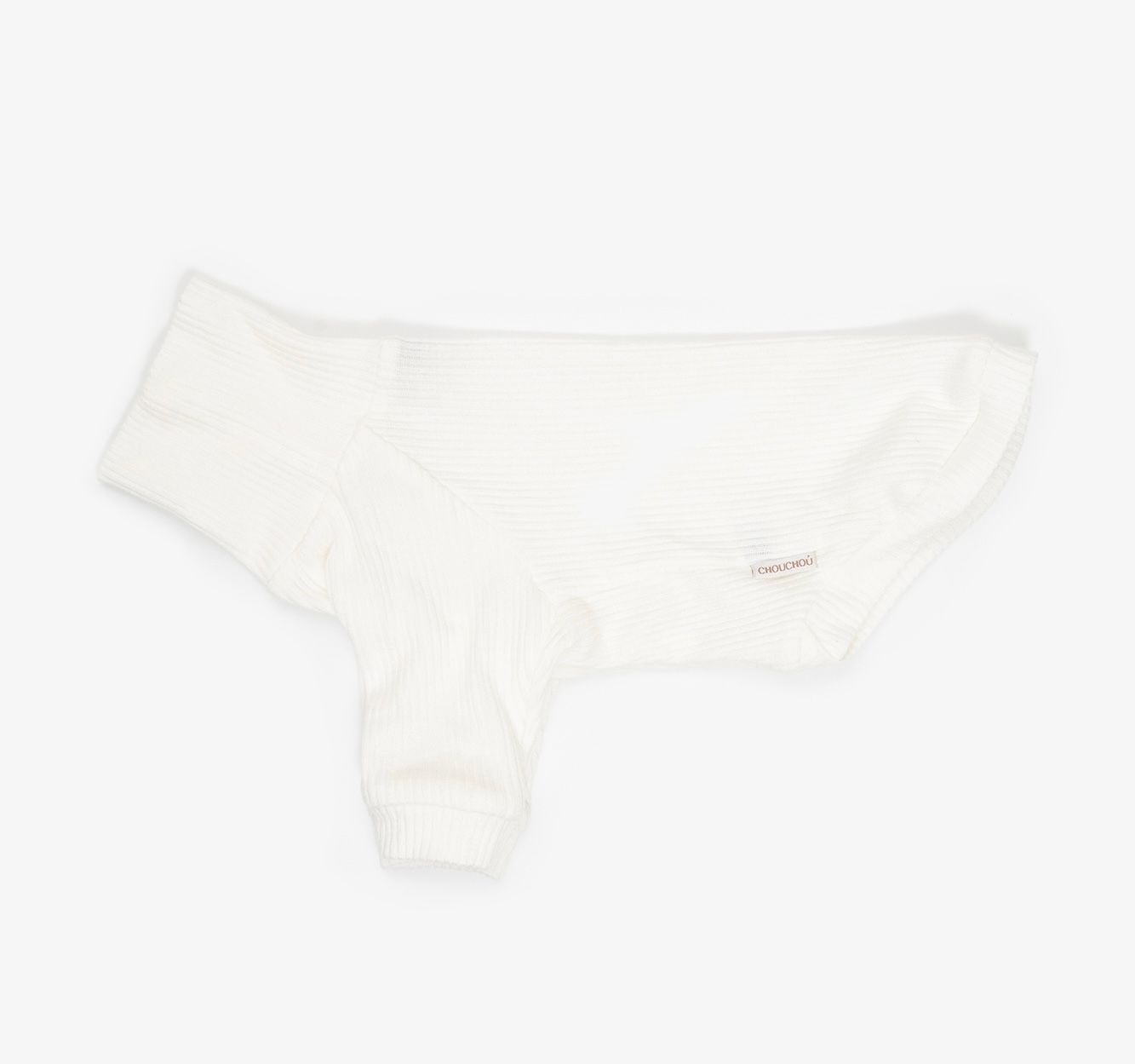 CHOU CHOU Гольф класичний з ангори для собак молочний