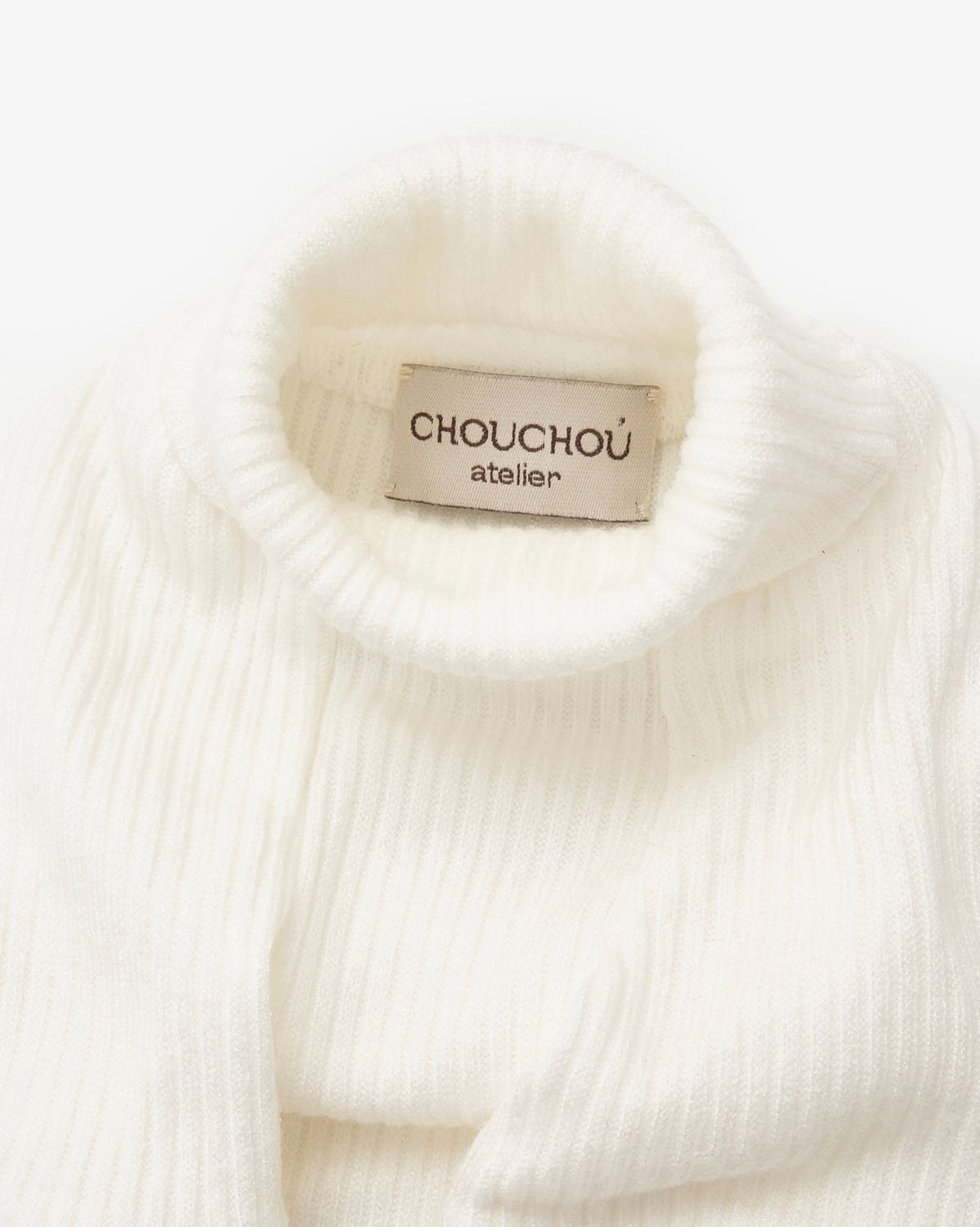 CHOU CHOU Гольф класичний з ангори для собак молочний