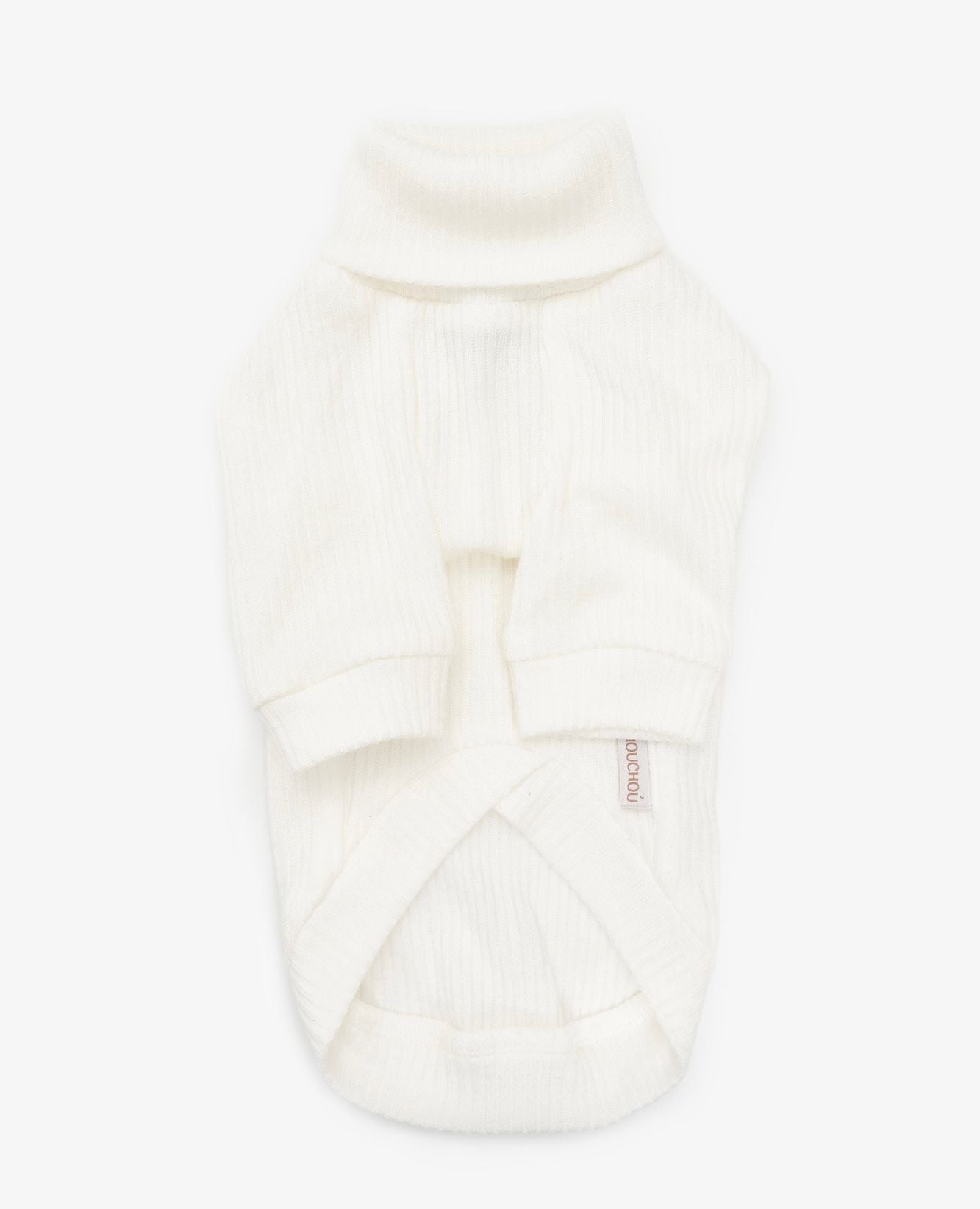 CHOU CHOU Гольф класичний з ангори для собак молочний