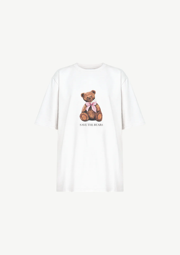 Alice K Футболка жіноча "Save The Bears» в молочному кольорі