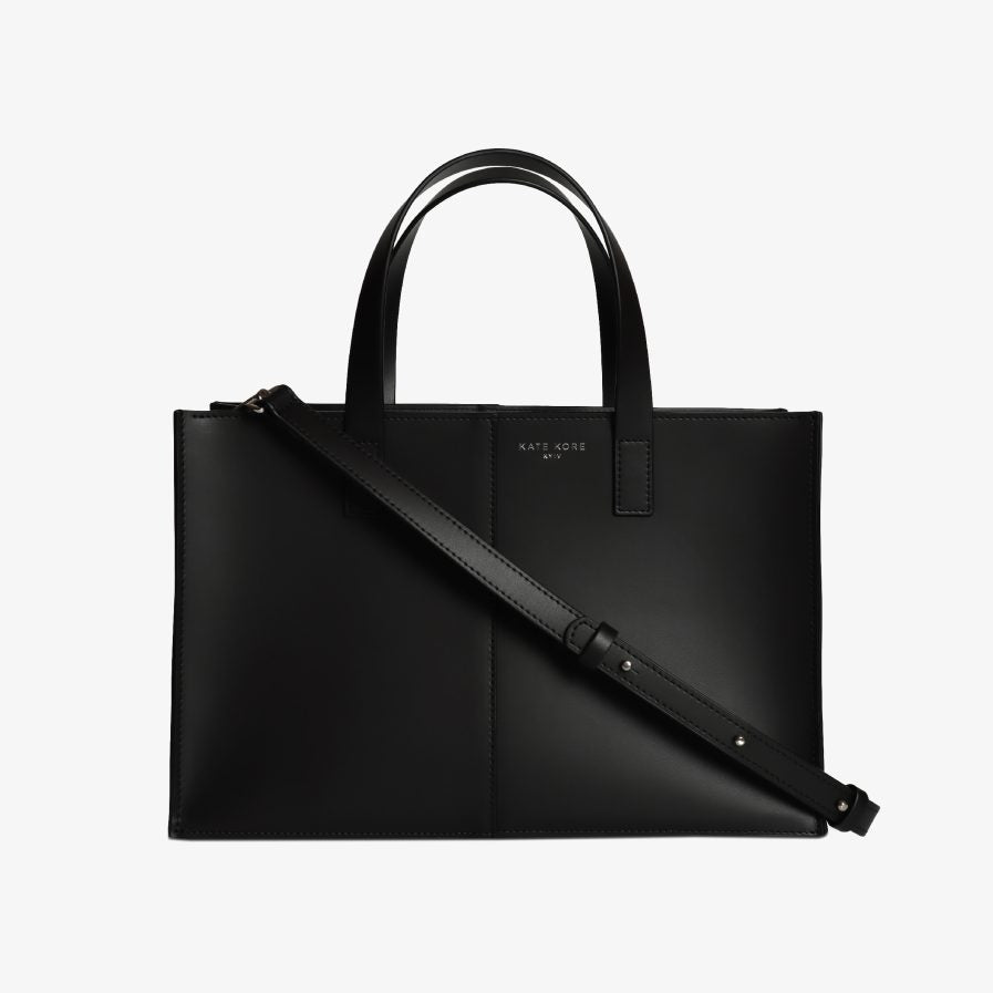 Square Tote Black / Rossa