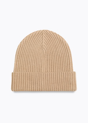 BEIGE BEANIE HAT