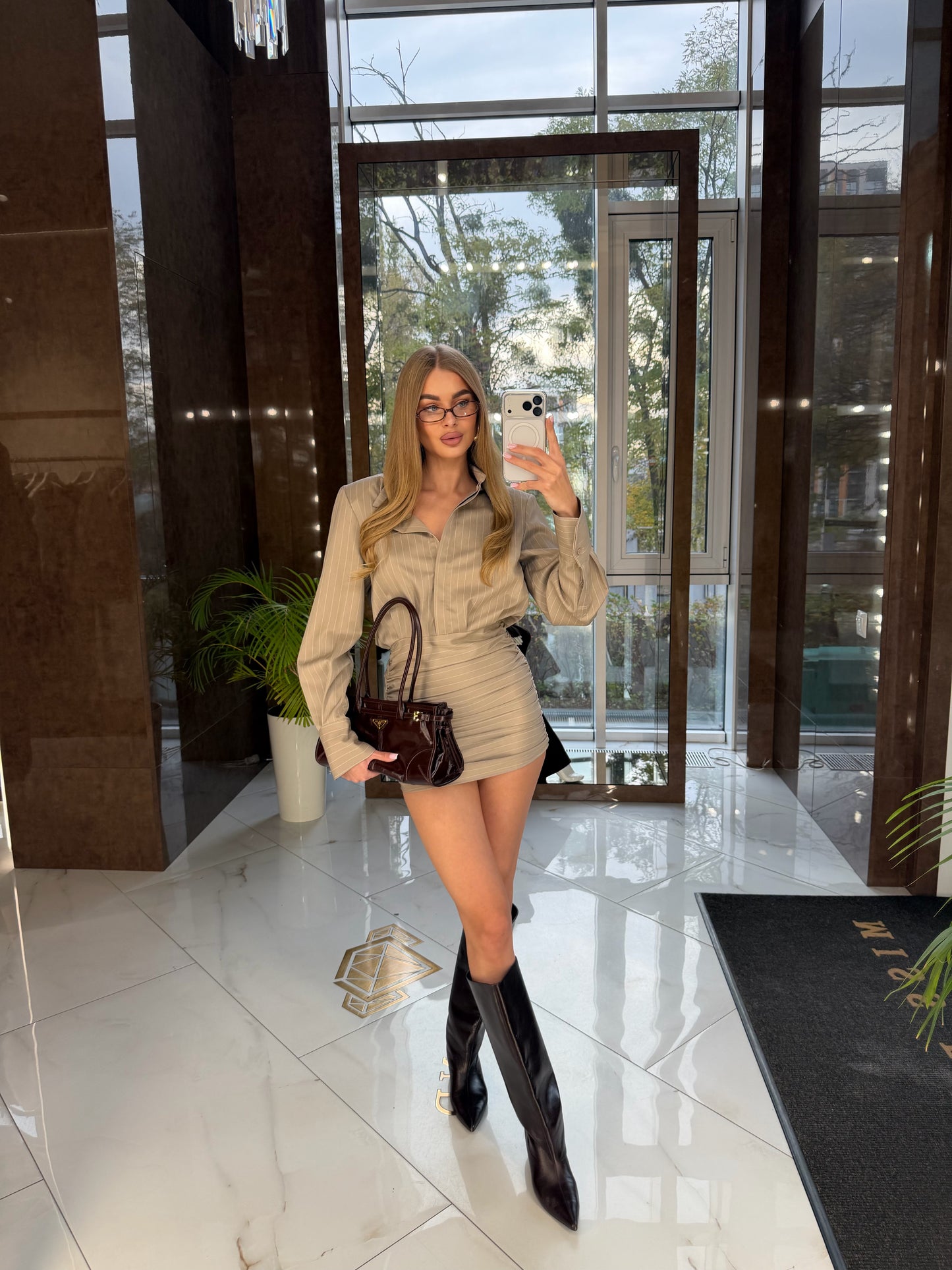 MISS DIAMOND Сукня Freyja в полоску