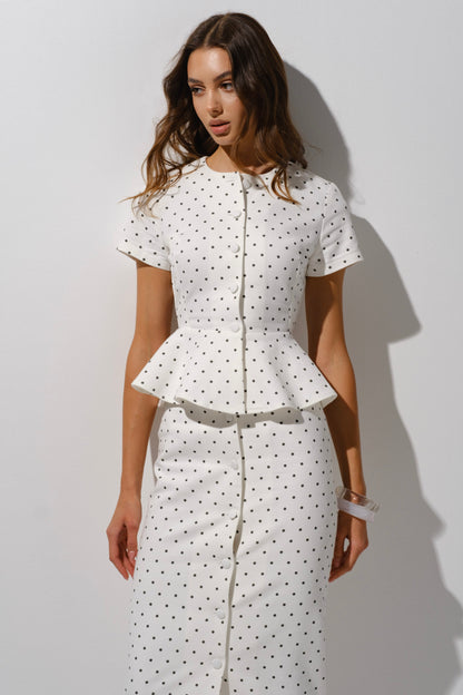 LACY HEARTS СОРОЧКА POLKA DOT