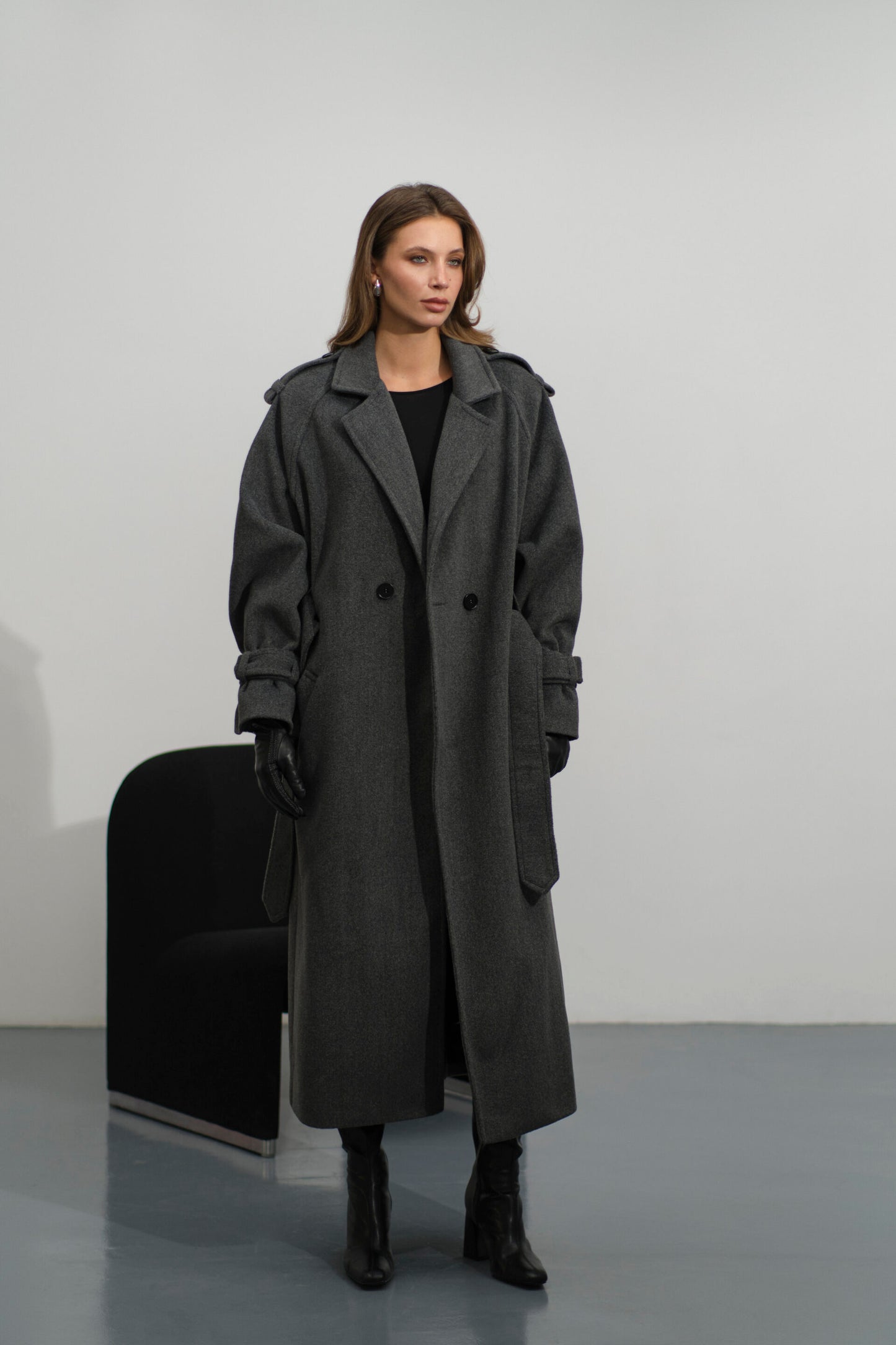 LACY HEARTS ПАЛЬТО LONG WARM COAT