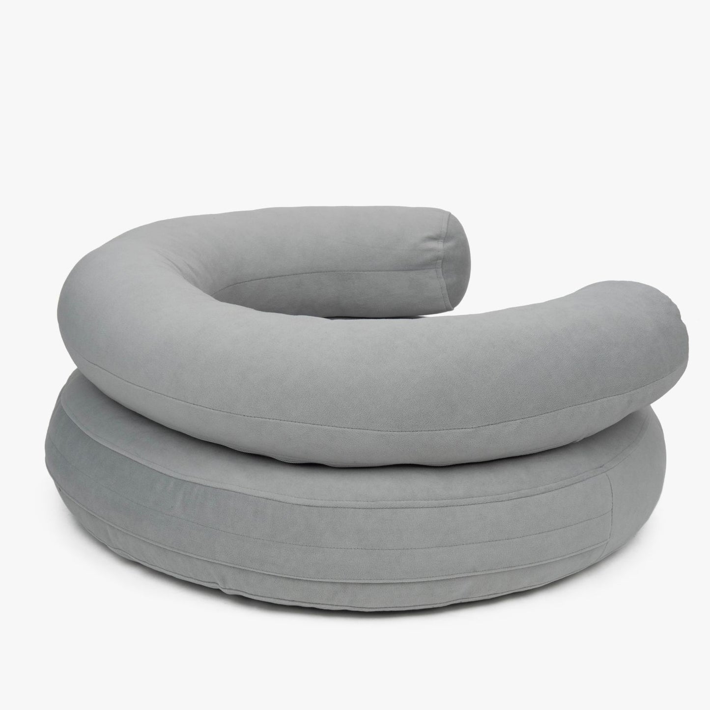 CHOU CHOU Лежак ортопедичний для собак "Marshmallow" сіро-блакитний