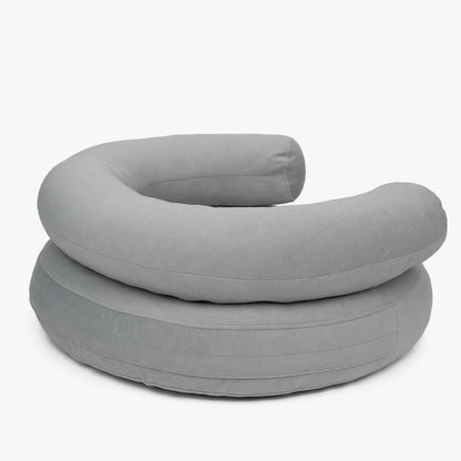 CHOU CHOU Лежак ортопедичний для собак "Marshmallow" сіро-блакитний