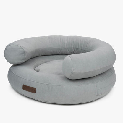 CHOU CHOU Лежак ортопедичний для собак "Marshmallow" сіро-блакитний