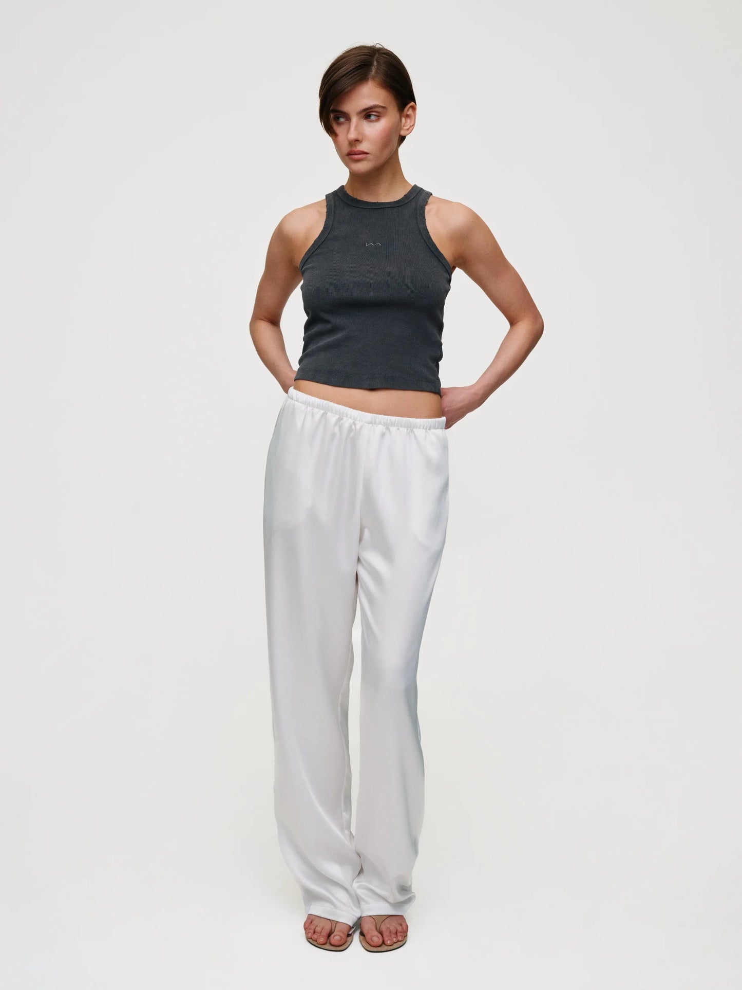 MOCKO Штани SATIN LINE молочні