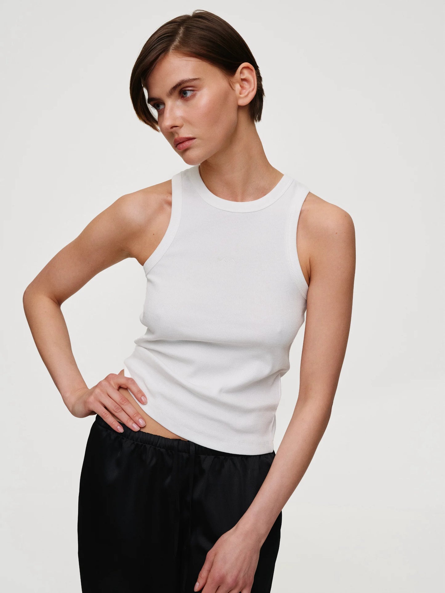 MOCKO Штани SATIN LINE чорні
