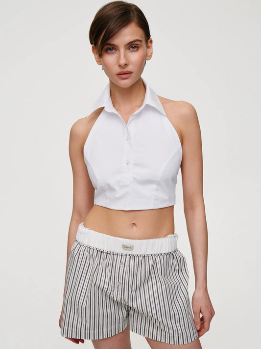 MOCKO Топ SHIRT білий