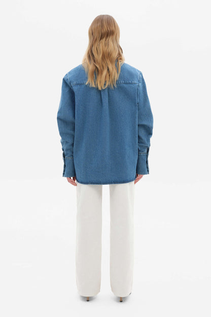 MATCH DENIM Light Blue Denim Shirt
