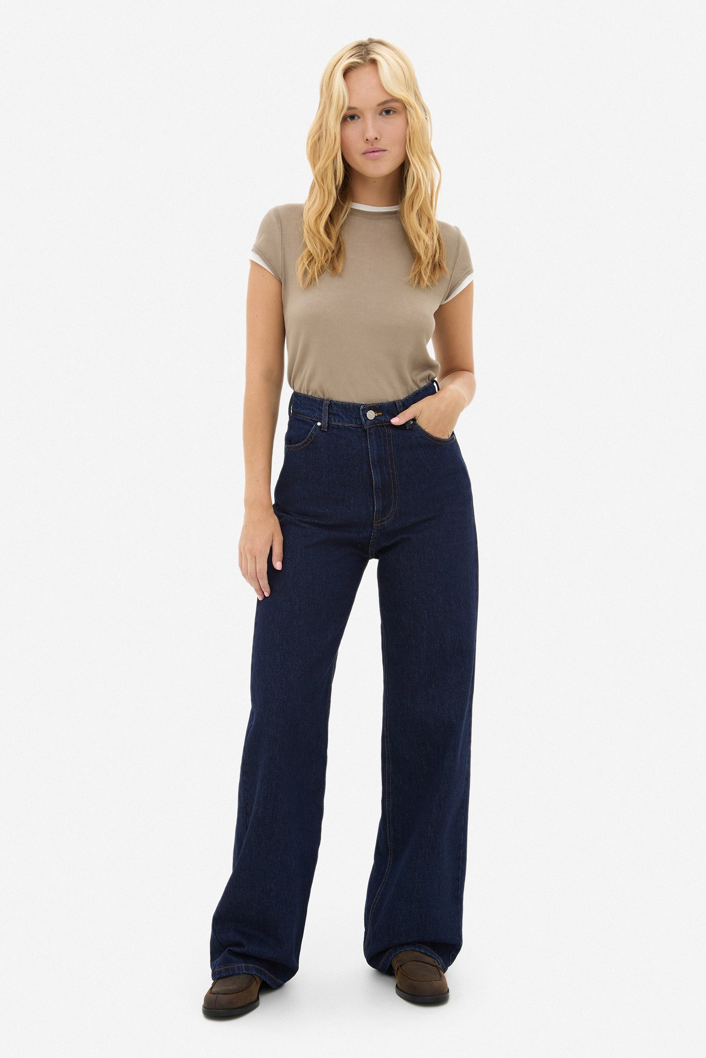 MATCH DENIM Indigo Baggy Jeans