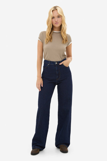 MATCH DENIM Indigo Baggy Jeans