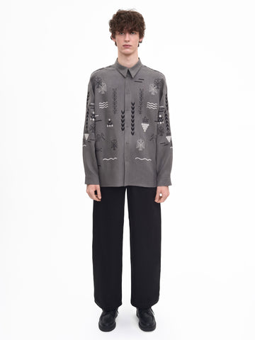 Сіра сорочка MEN`S SLOVO GRAY