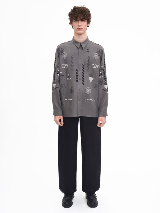 Сіра сорочка MEN`S SLOVO GRAY
