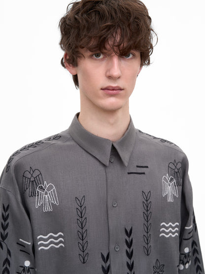 Сіра сорочка MEN`S SLOVO GRAY
