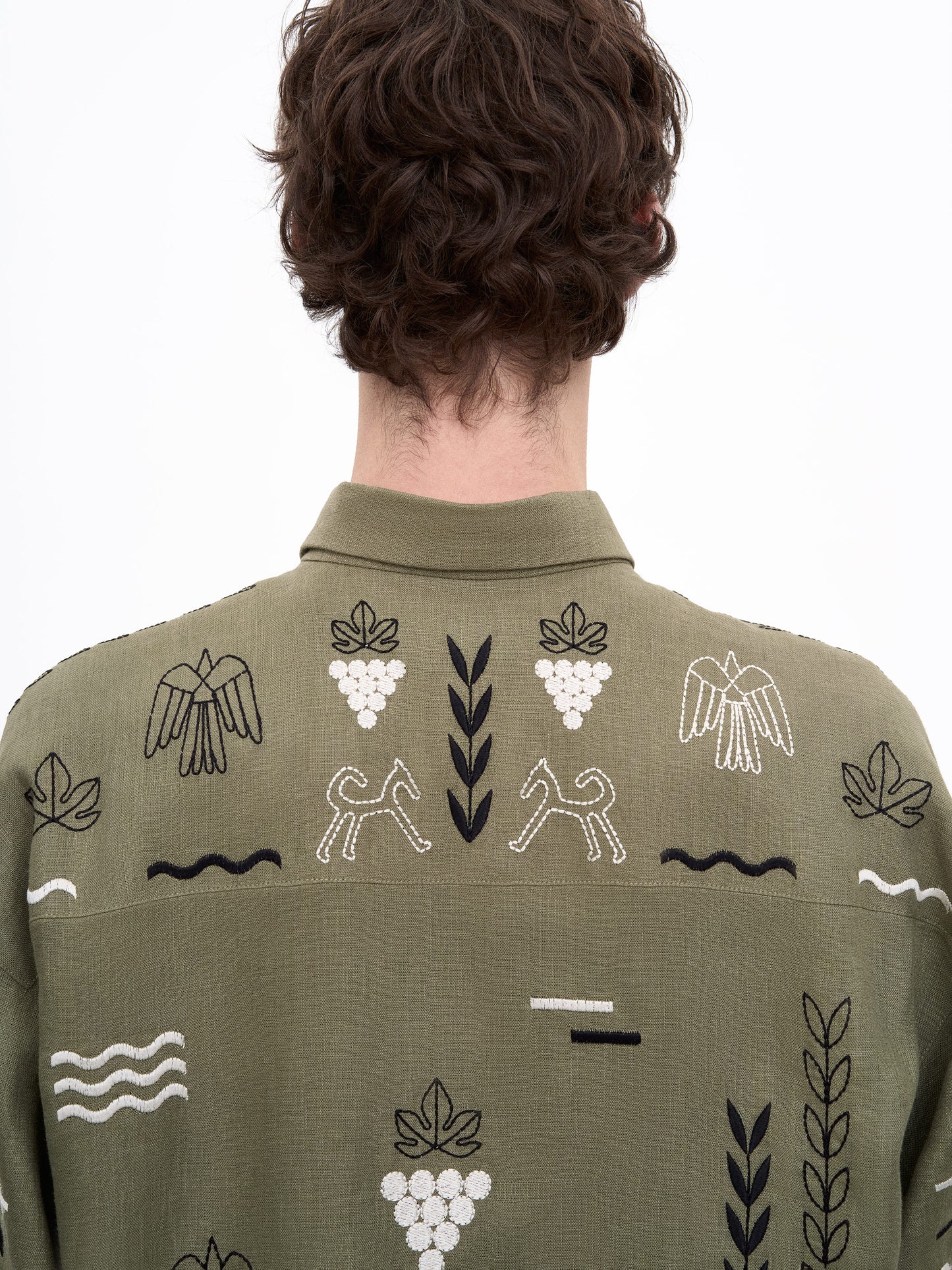 ETNODIM Зелена сорочка MEN`S SLOVO GREEN