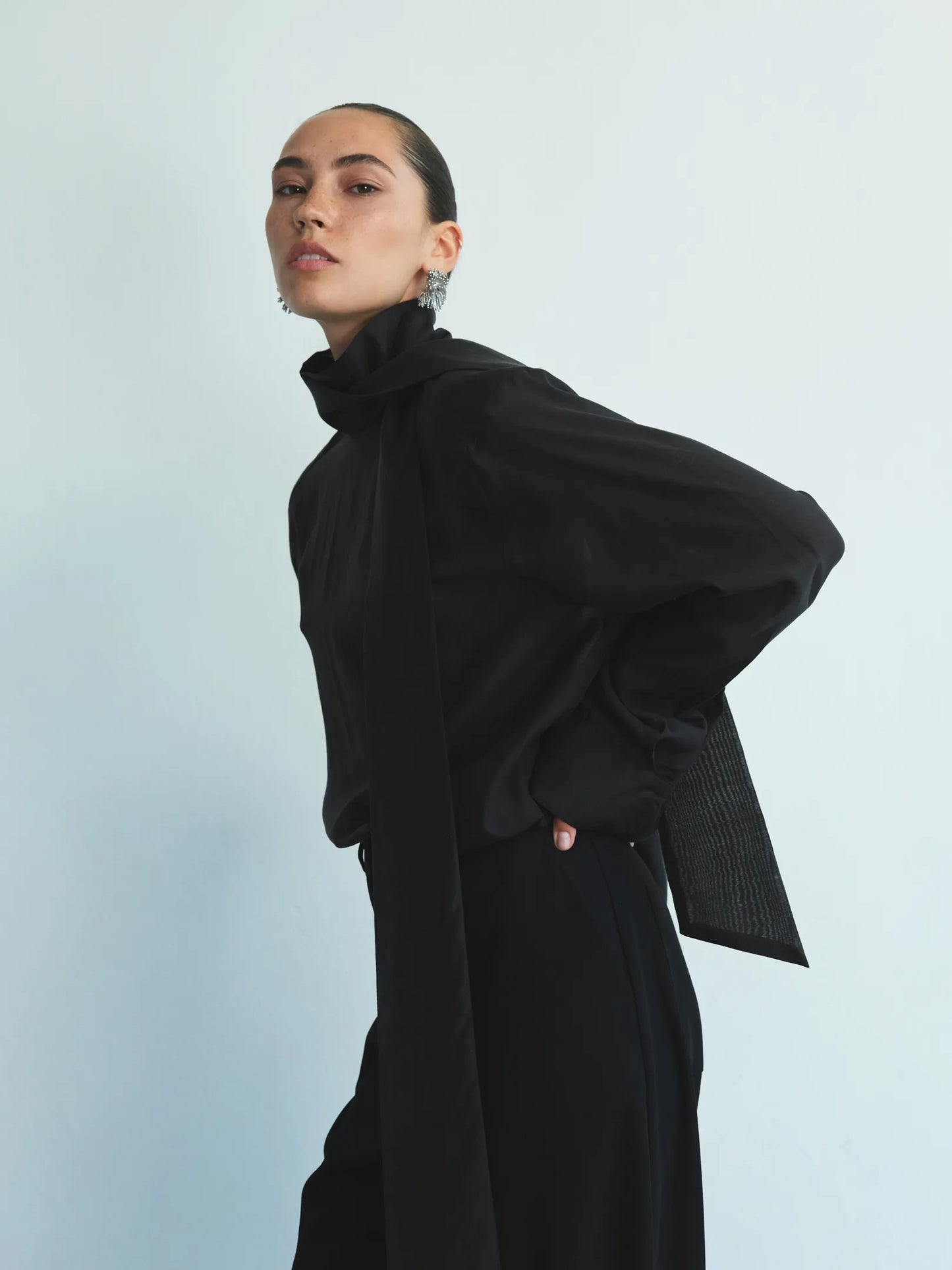 MOCKO Блуза Estelle чорна