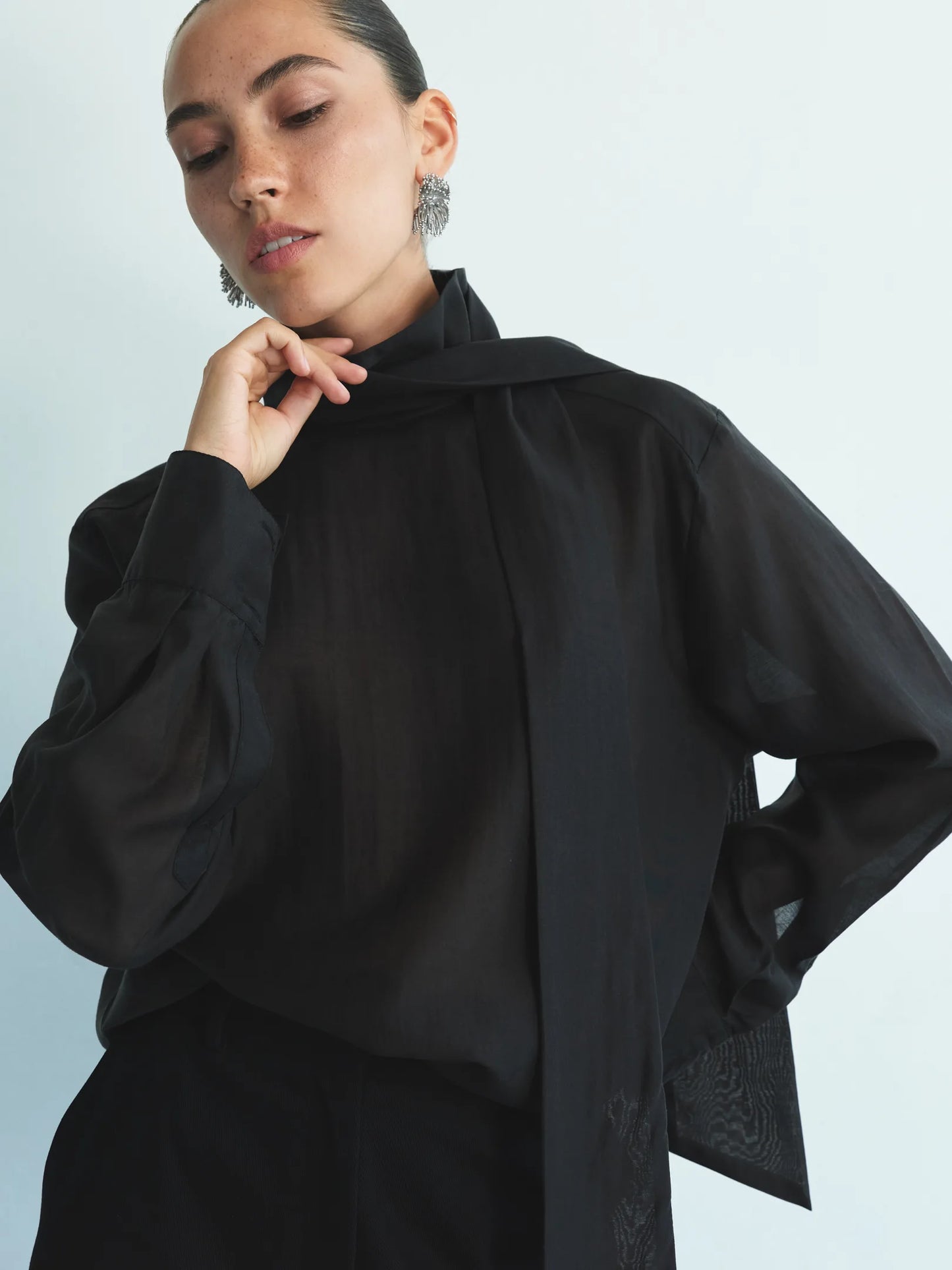 MOCKO Блуза Estelle чорна