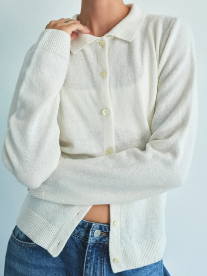 MOCKO Кардиган вкорочений молочний