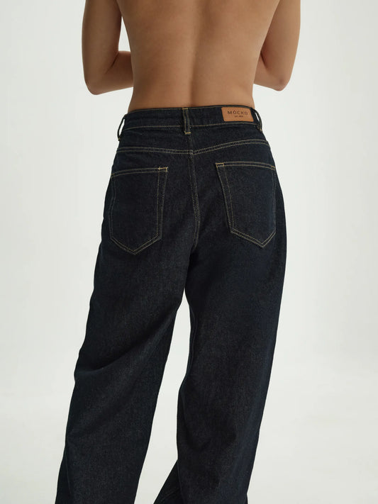 MOCKO Deep blue baggy jeans