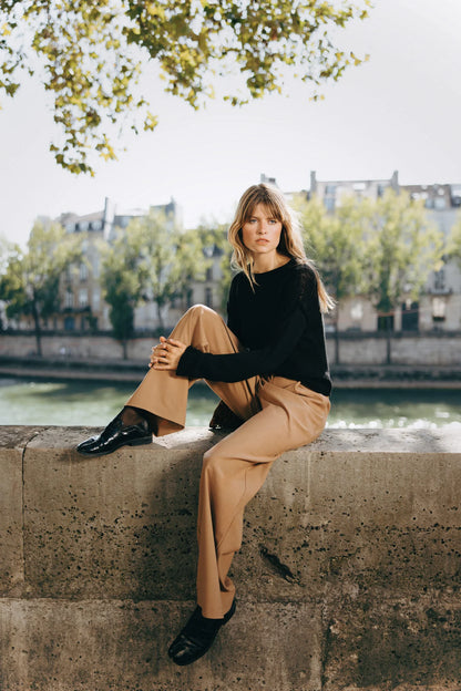 SAGE Лонгслів "Grid" прозорий