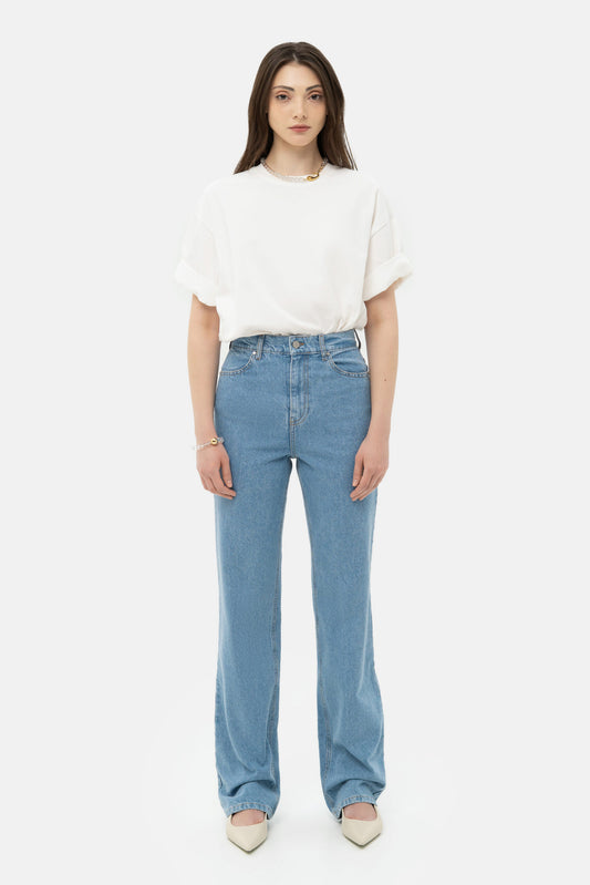 MATCH DENIM Light Blue Straight Jeans