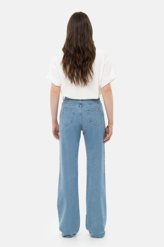 MATCH DENIM Light Blue Straight Jeans