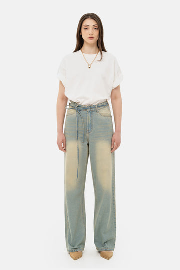MATCH DENIM Wide Vintage Jeans