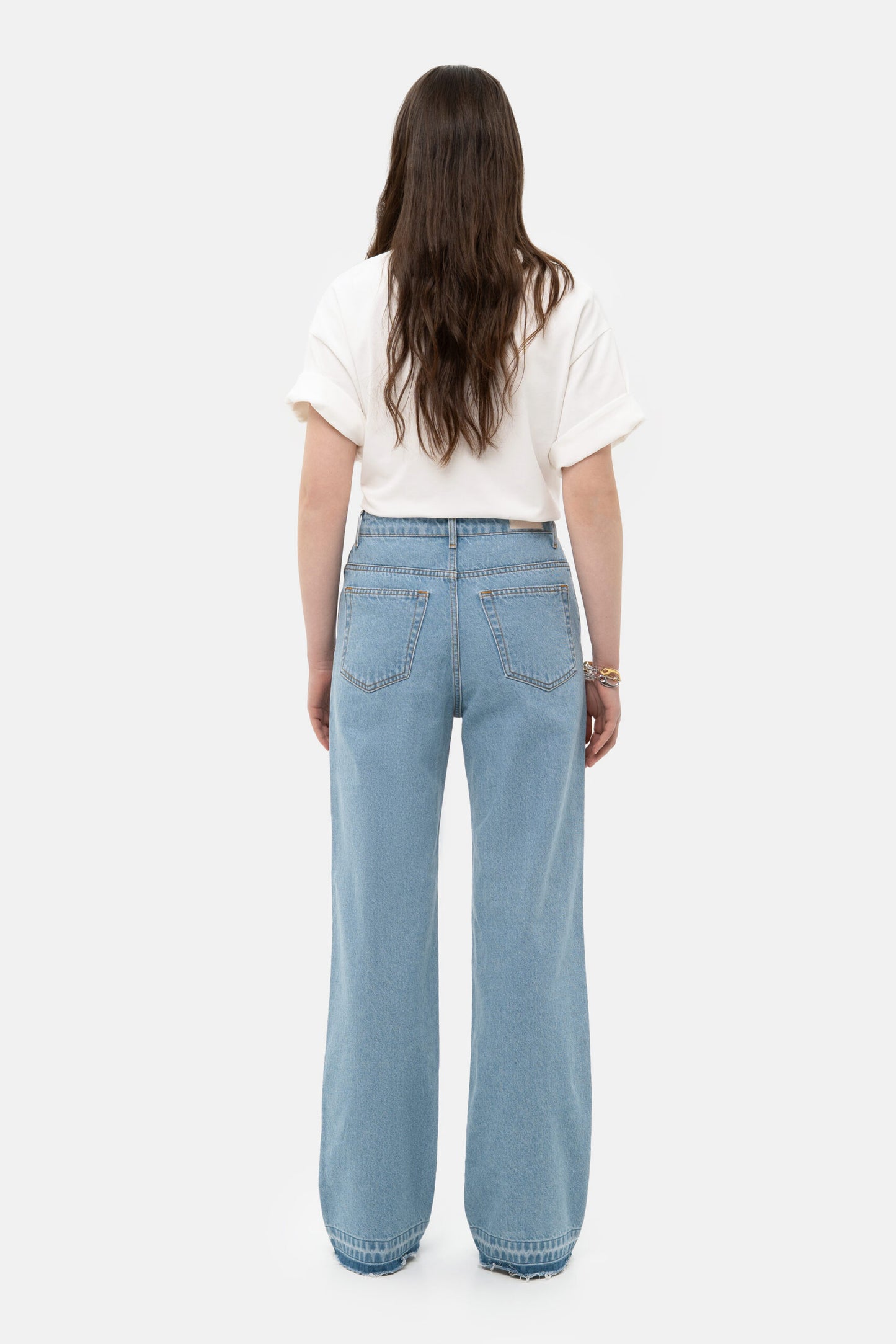 MATCH DENIM Light Blue Baggy Jeans
