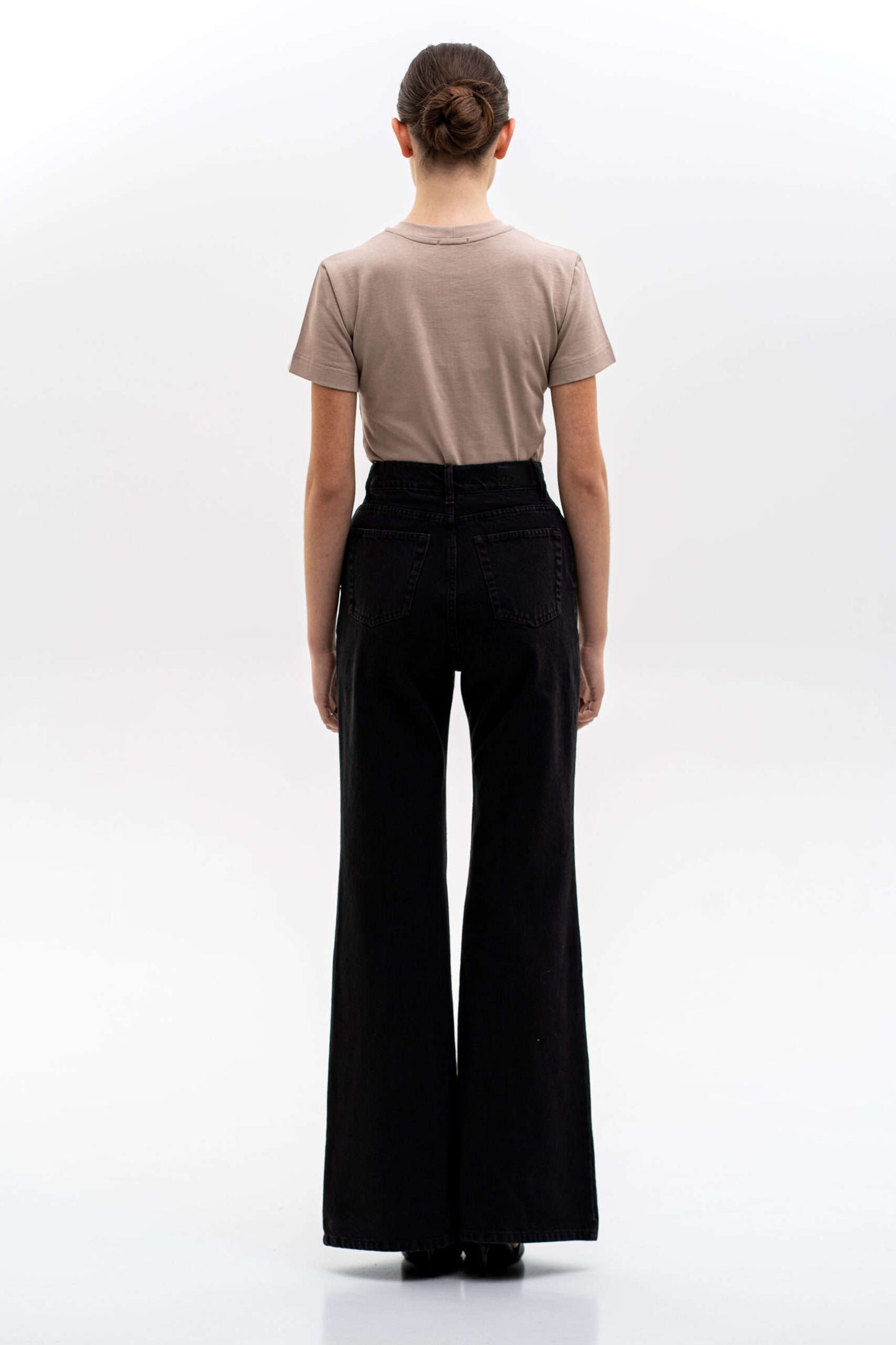 MATCH DENIM Black Flared Jeans