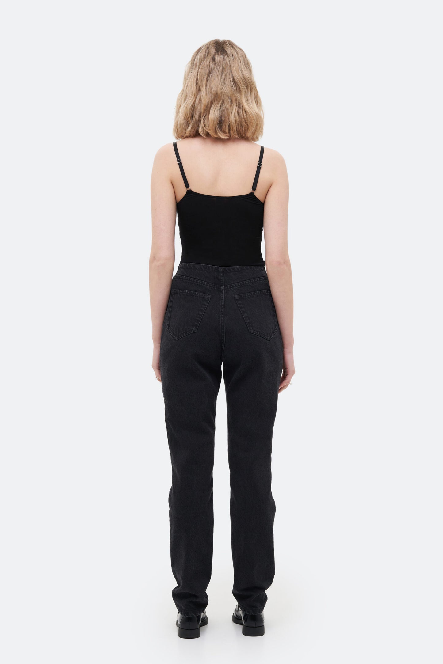 MATCH DENIM Beltless Mom Jeans