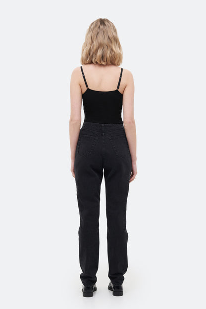 MATCH DENIM Beltless Mom Jeans