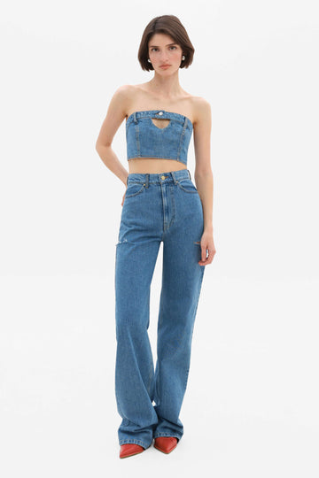 MATCH DENIM Blue Bando