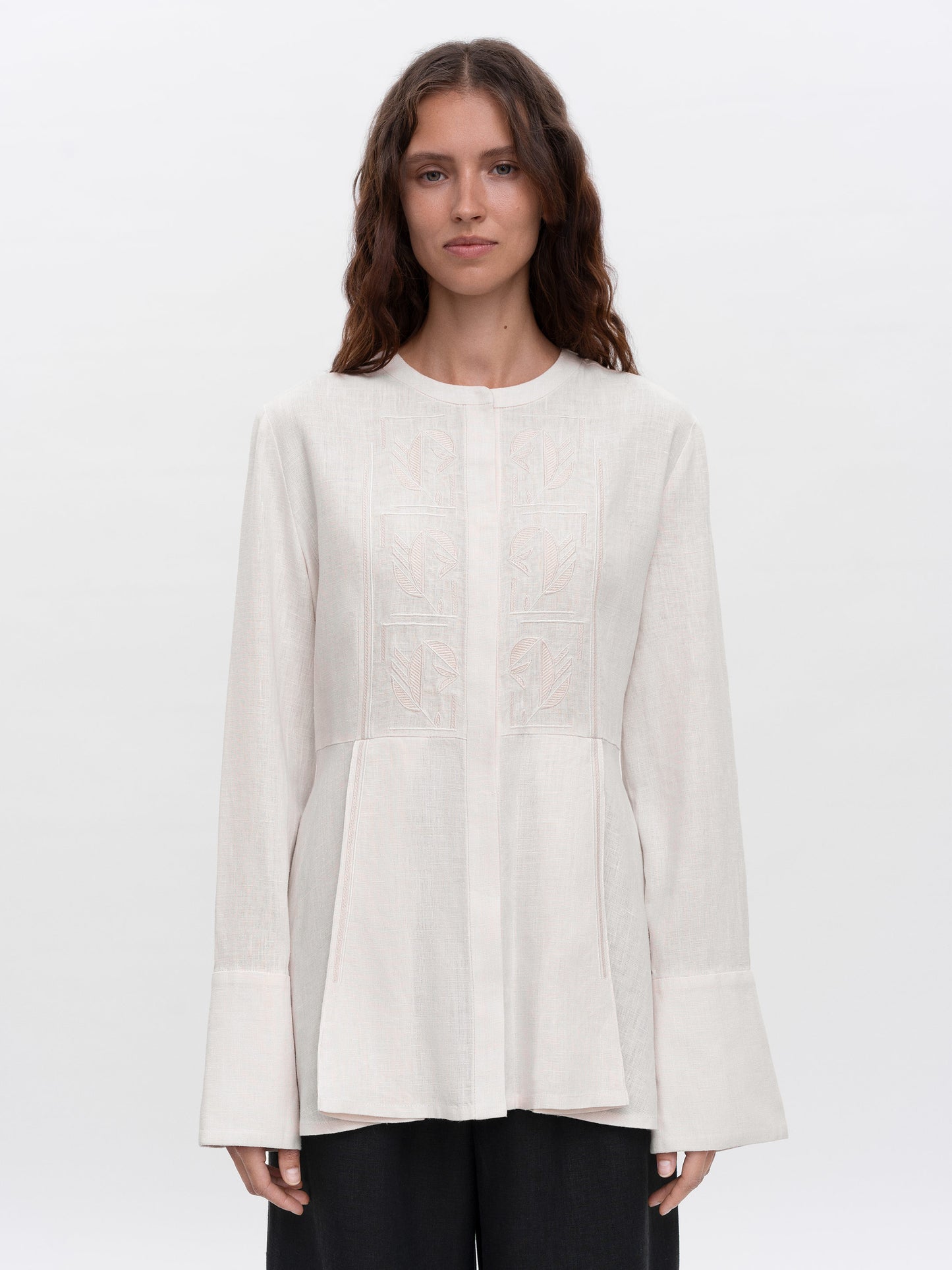 ETNODIM Вишита світла блуза "Нива"