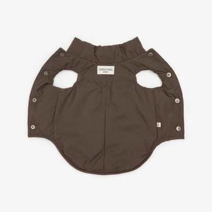 CHOU CHOU Жилетка пухова для собак коричнева