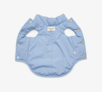 CHOU CHOU Жилетка пухова для собак блакитна